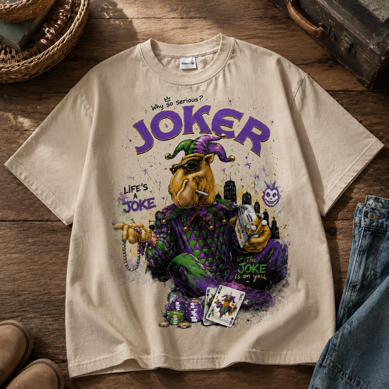 Funny Carnival Clown Streetwear T-Shirt