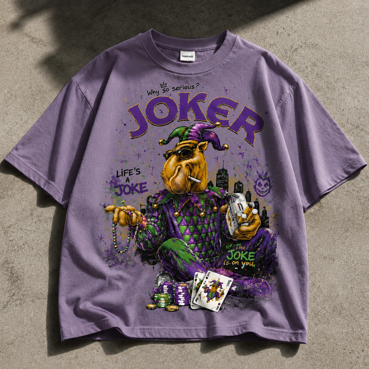 Funny Carnival Clown Streetwear T-Shirt