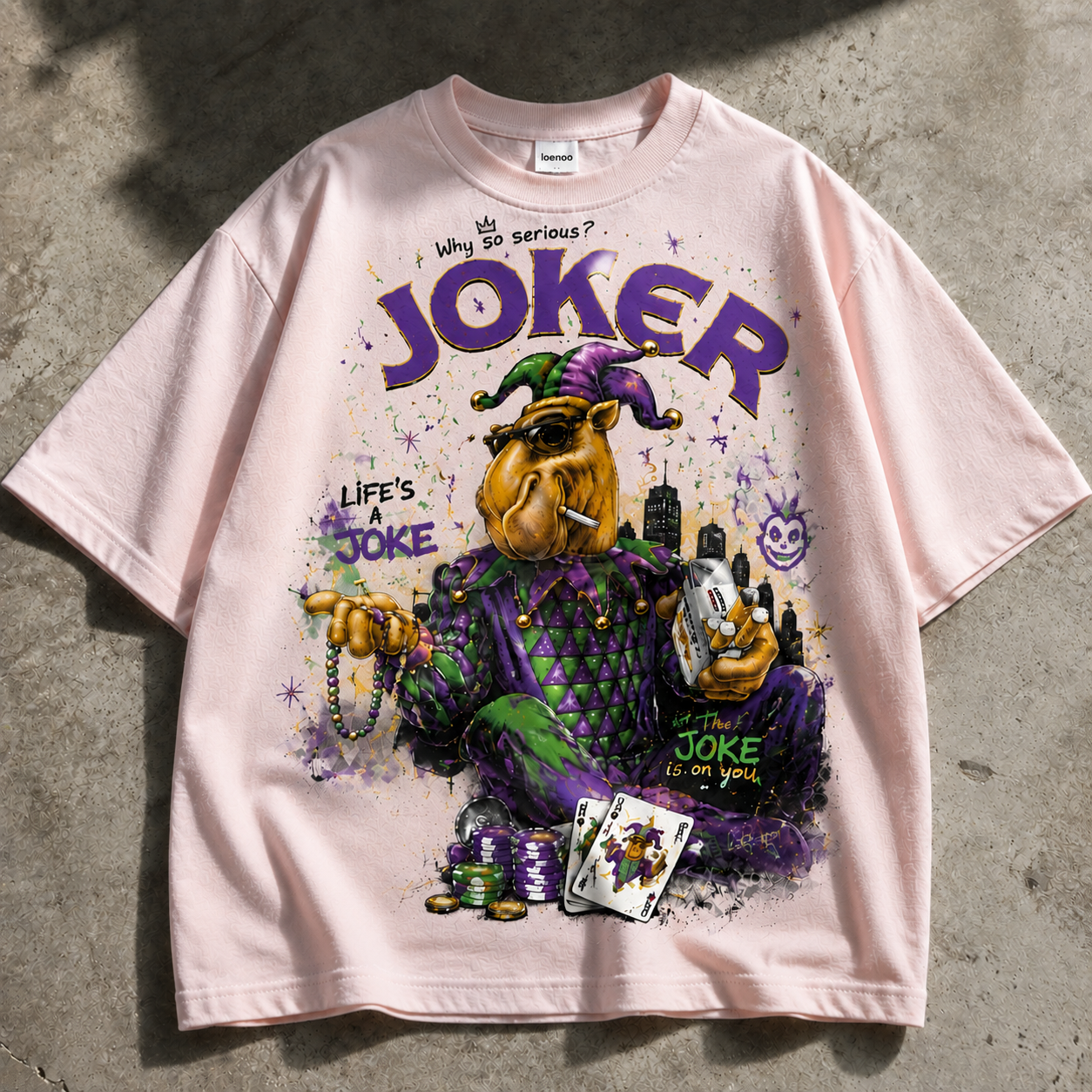 Funny Carnival Clown Streetwear T-Shirt