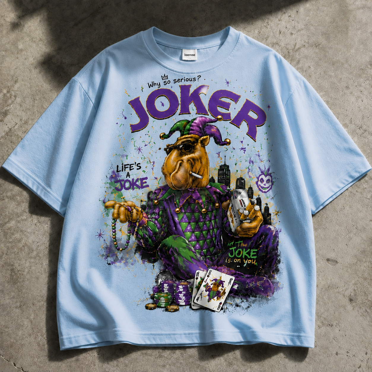 Funny Carnival Clown Streetwear T-Shirt