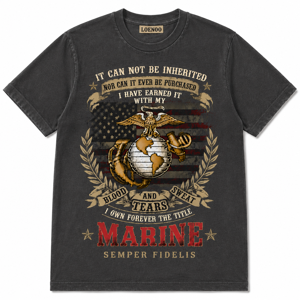 Earned Not Given — Marine Pride T-Shirt