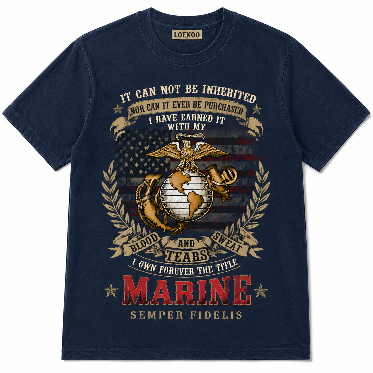 Earned Not Given — Marine Pride T-Shirt