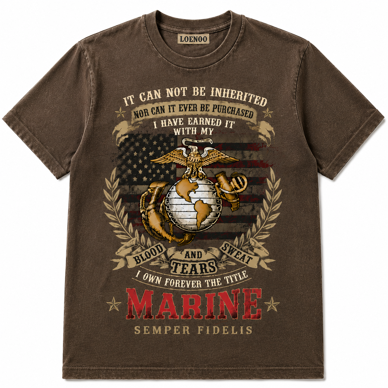 Earned Not Given — Marine Pride T-Shirt