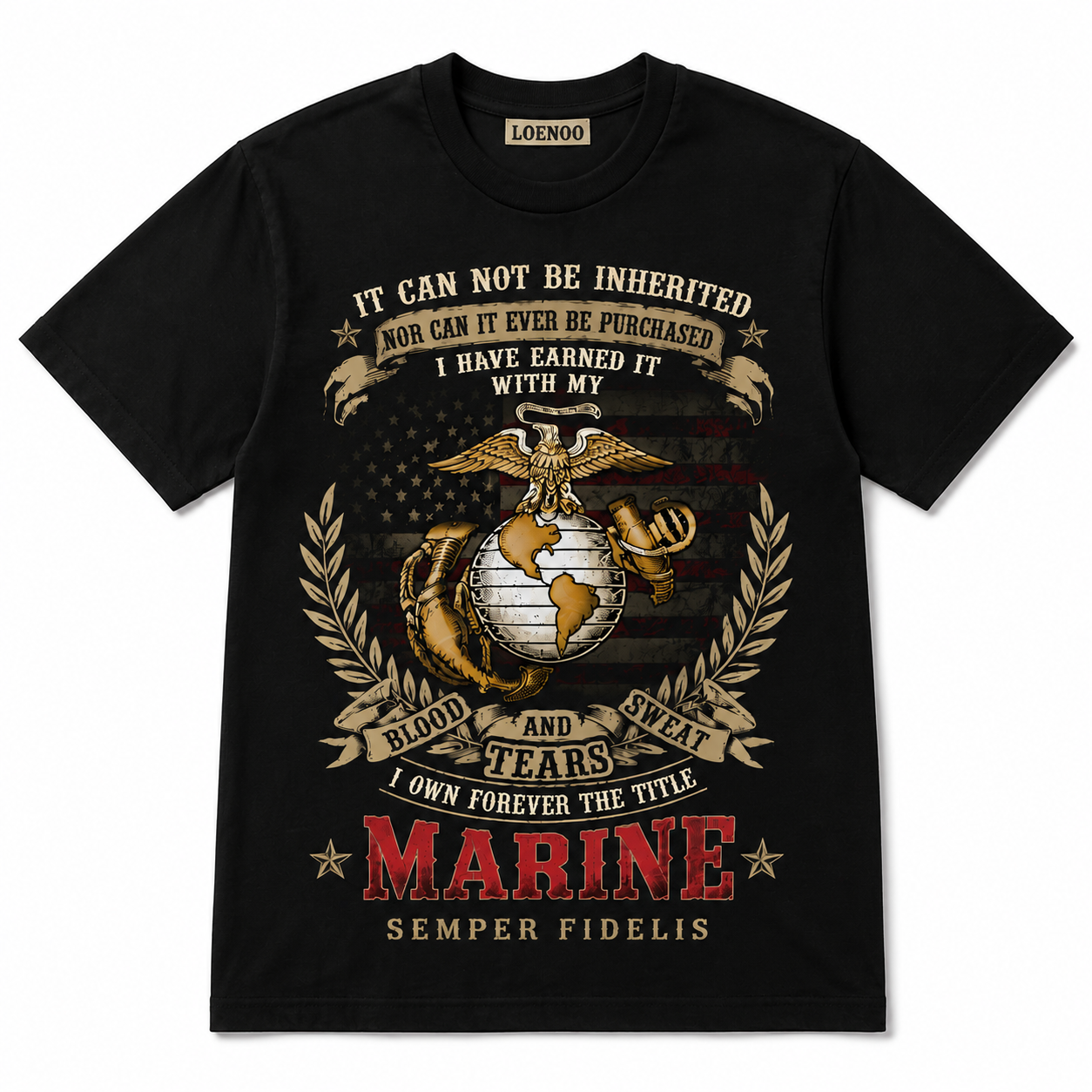 Earned Not Given — Marine Pride T-Shirt