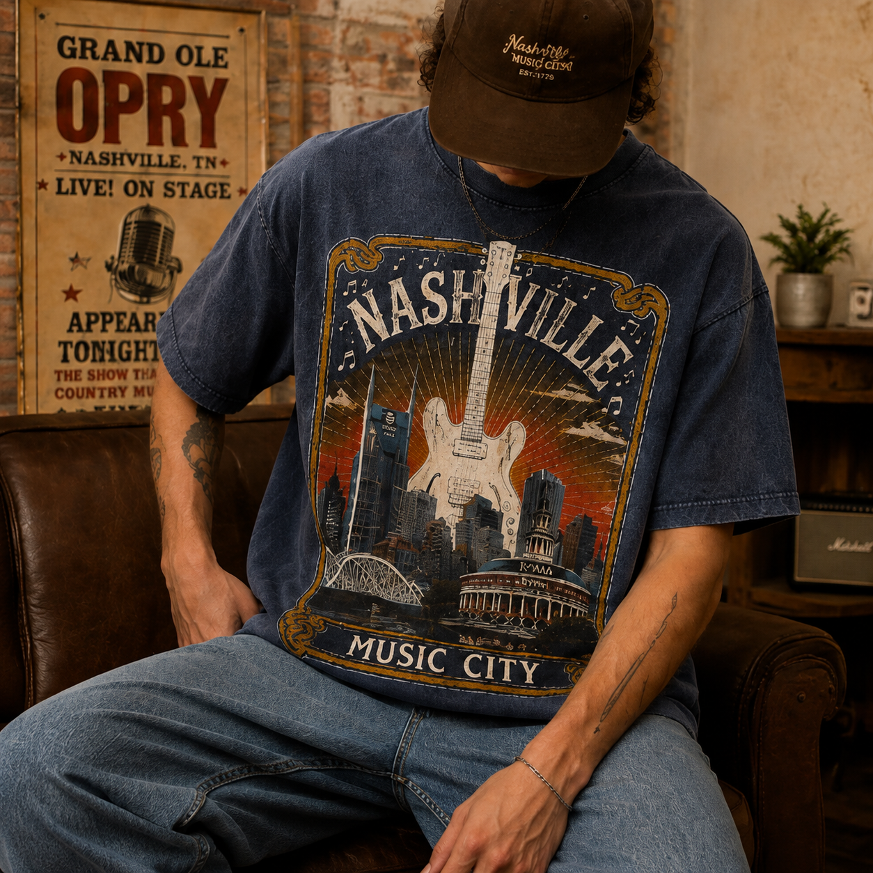 Nashville Soundscape Tee