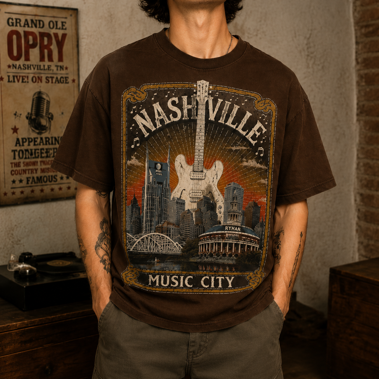 Nashville Soundscape Tee