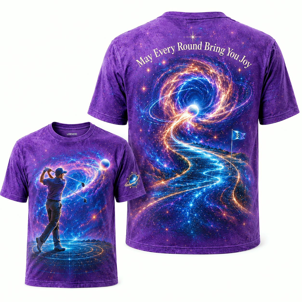 Cosmic Golf Lucky Round Tee
