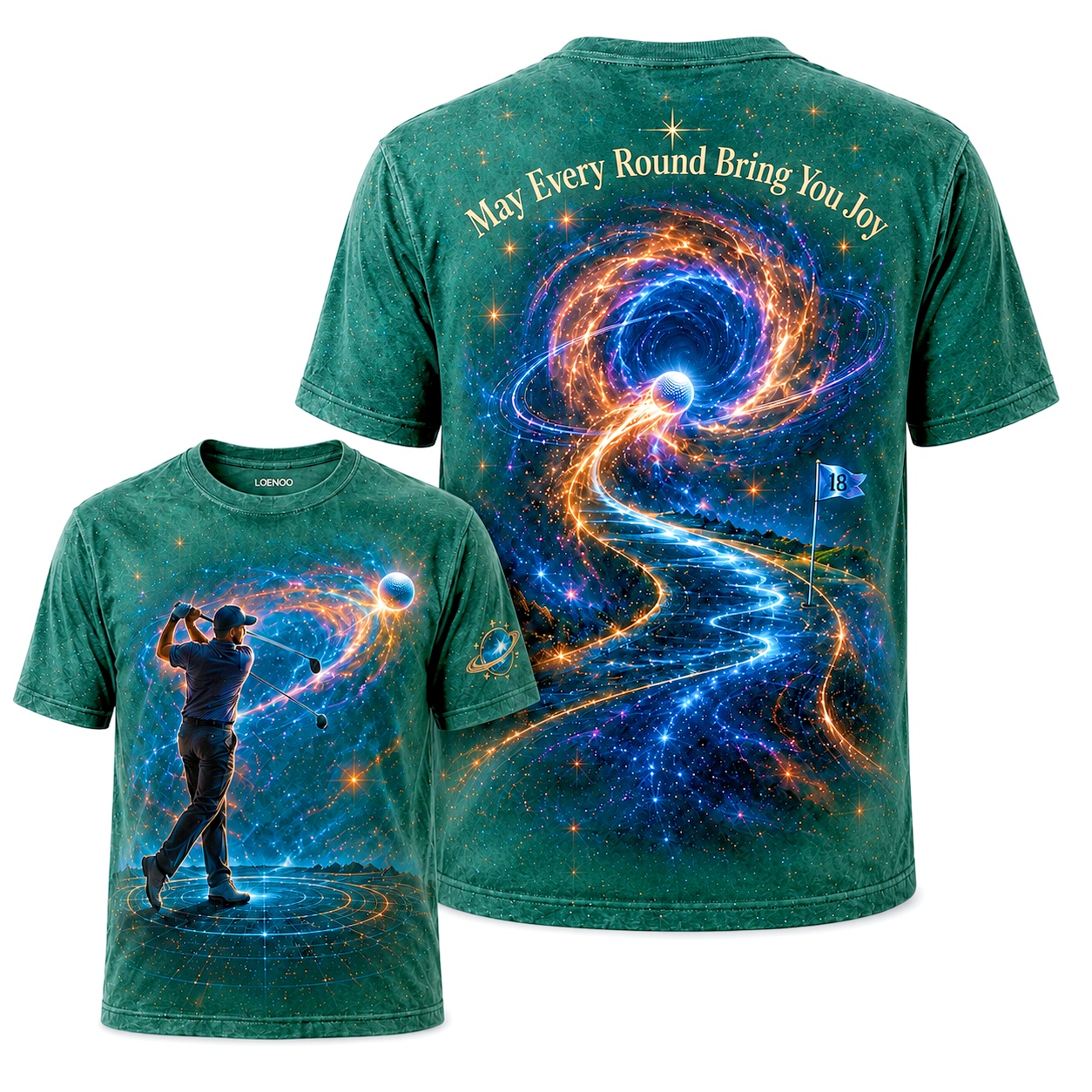 Cosmic Golf Lucky Round Tee