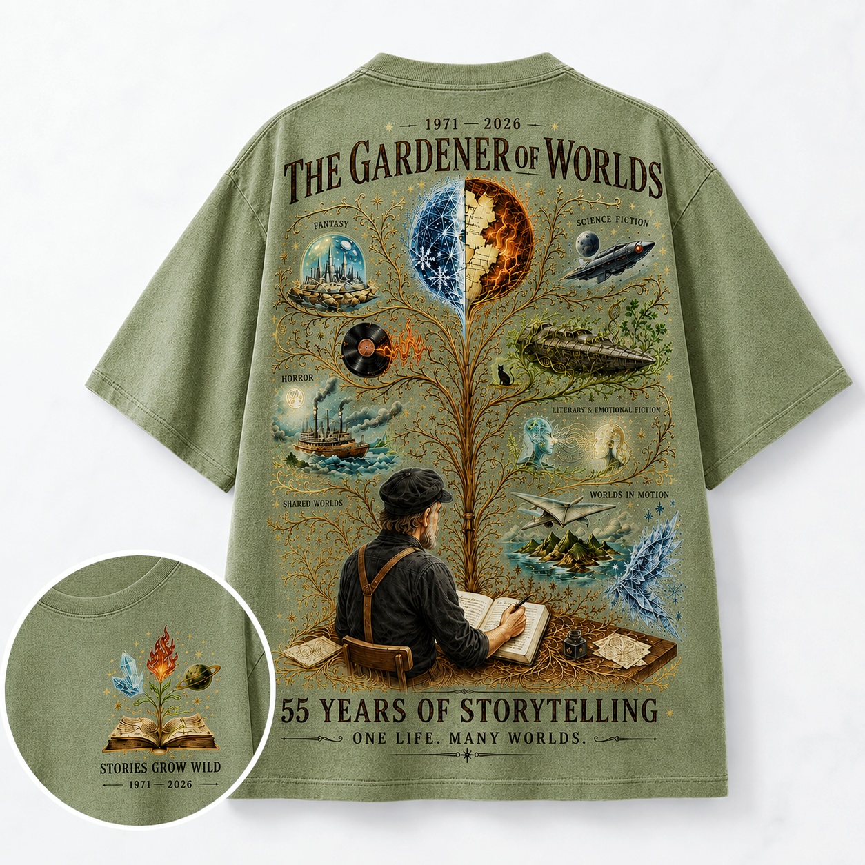 55 Years of Storytelling Graphic T-Shirt