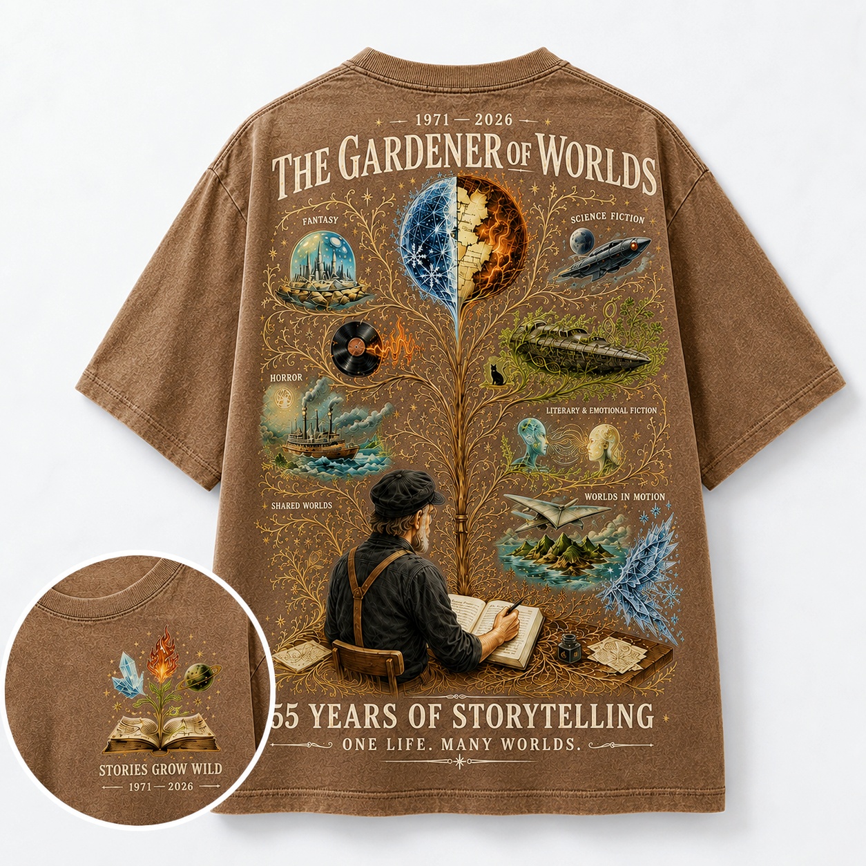 55 Years of Storytelling Graphic T-Shirt