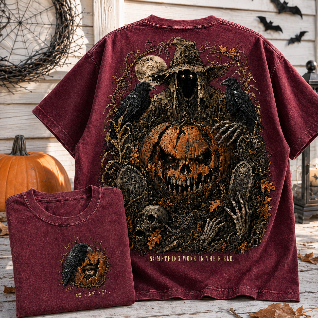 Something Woke in the Field Tee 🎃🌾🐦‍⬛