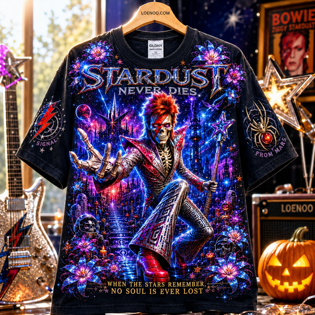 Stardust Never Dies Cosmic Rock Tee