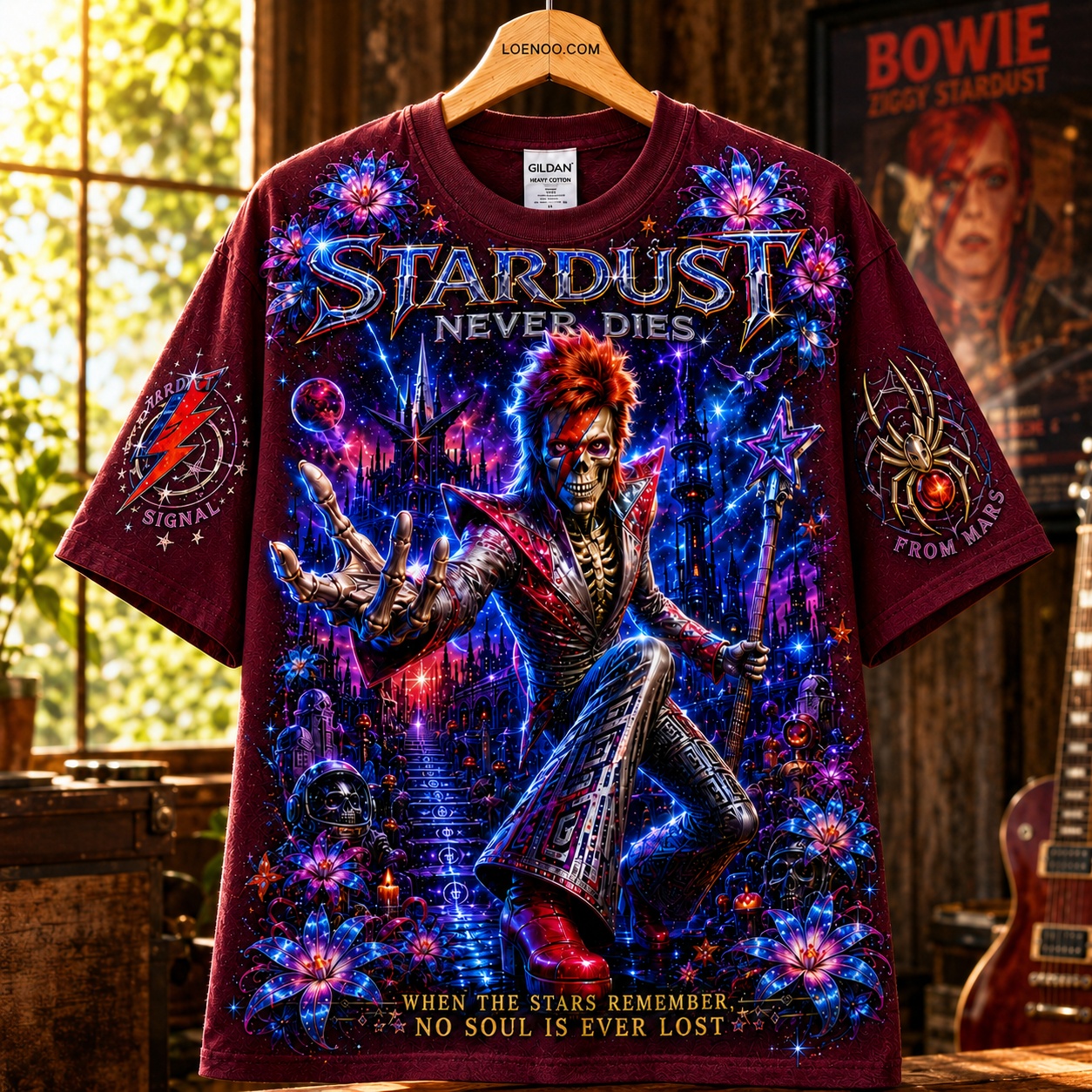 Stardust Never Dies Cosmic Rock Tee