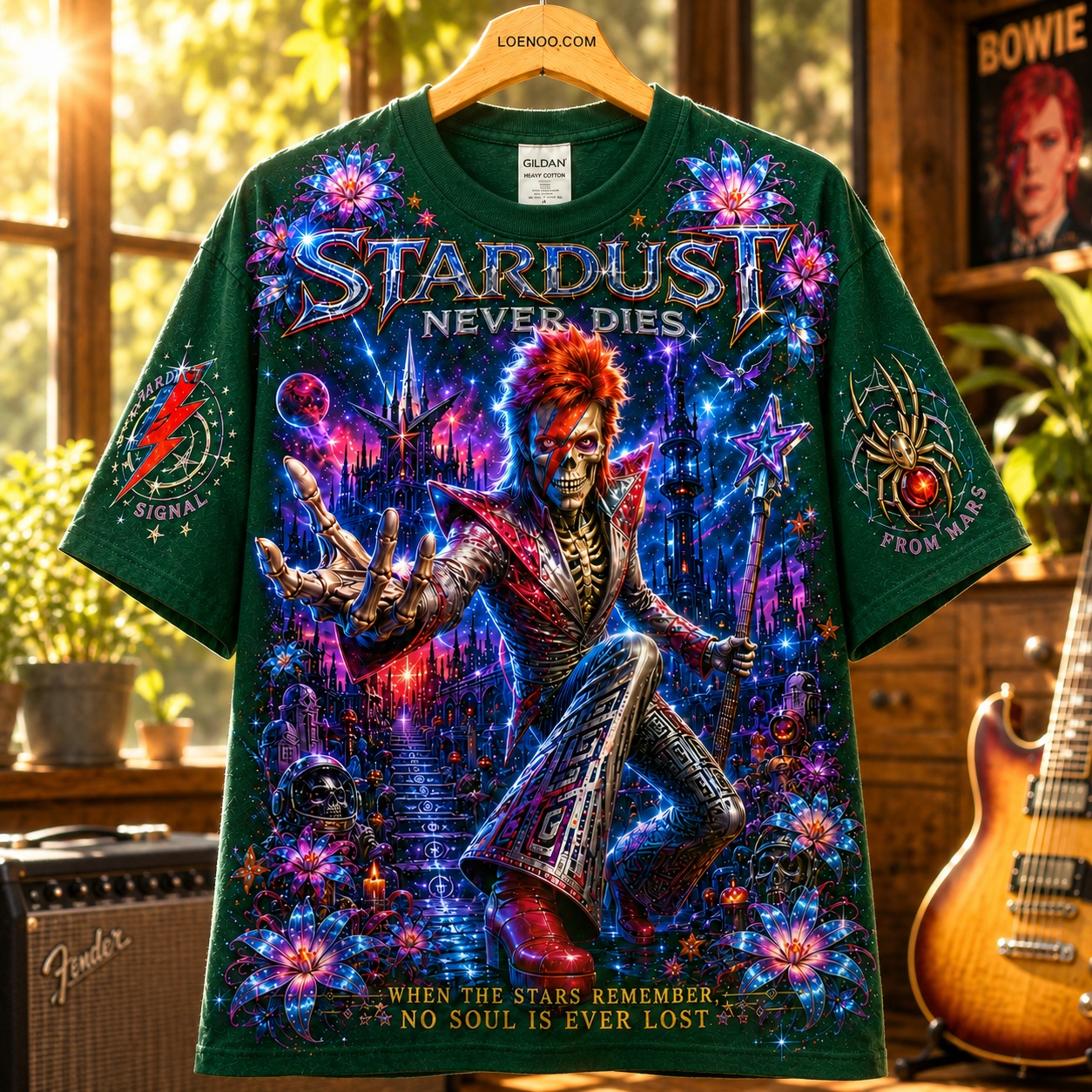 Stardust Never Dies Cosmic Rock Tee