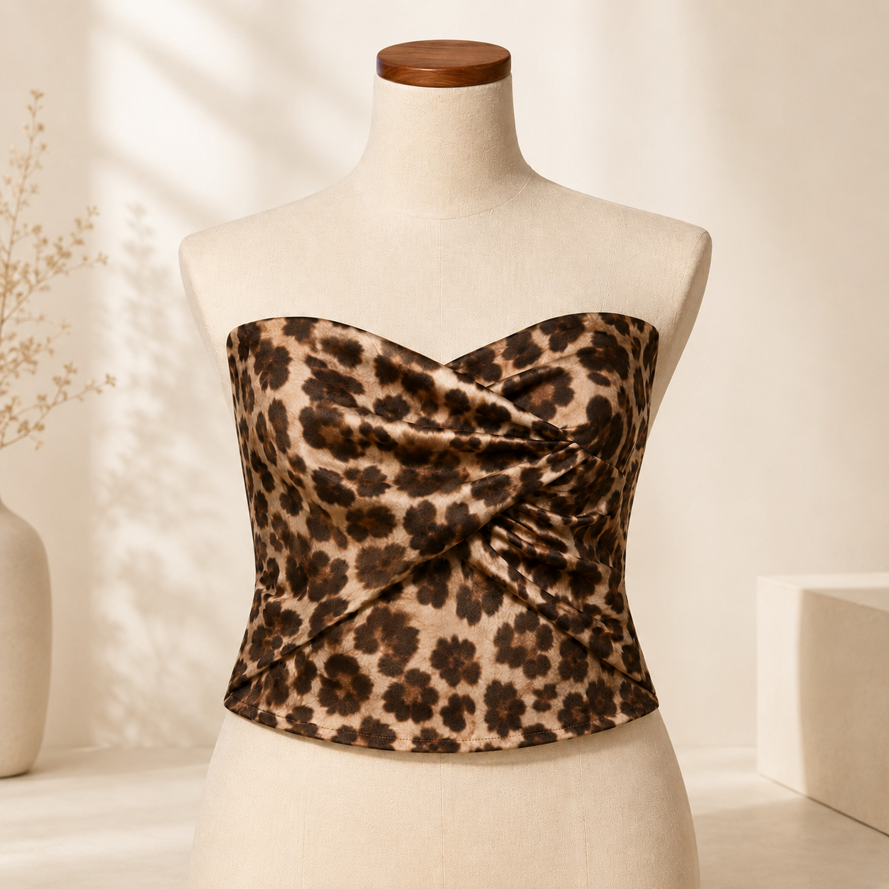 Leopard Luxe Blazer & Corset Set