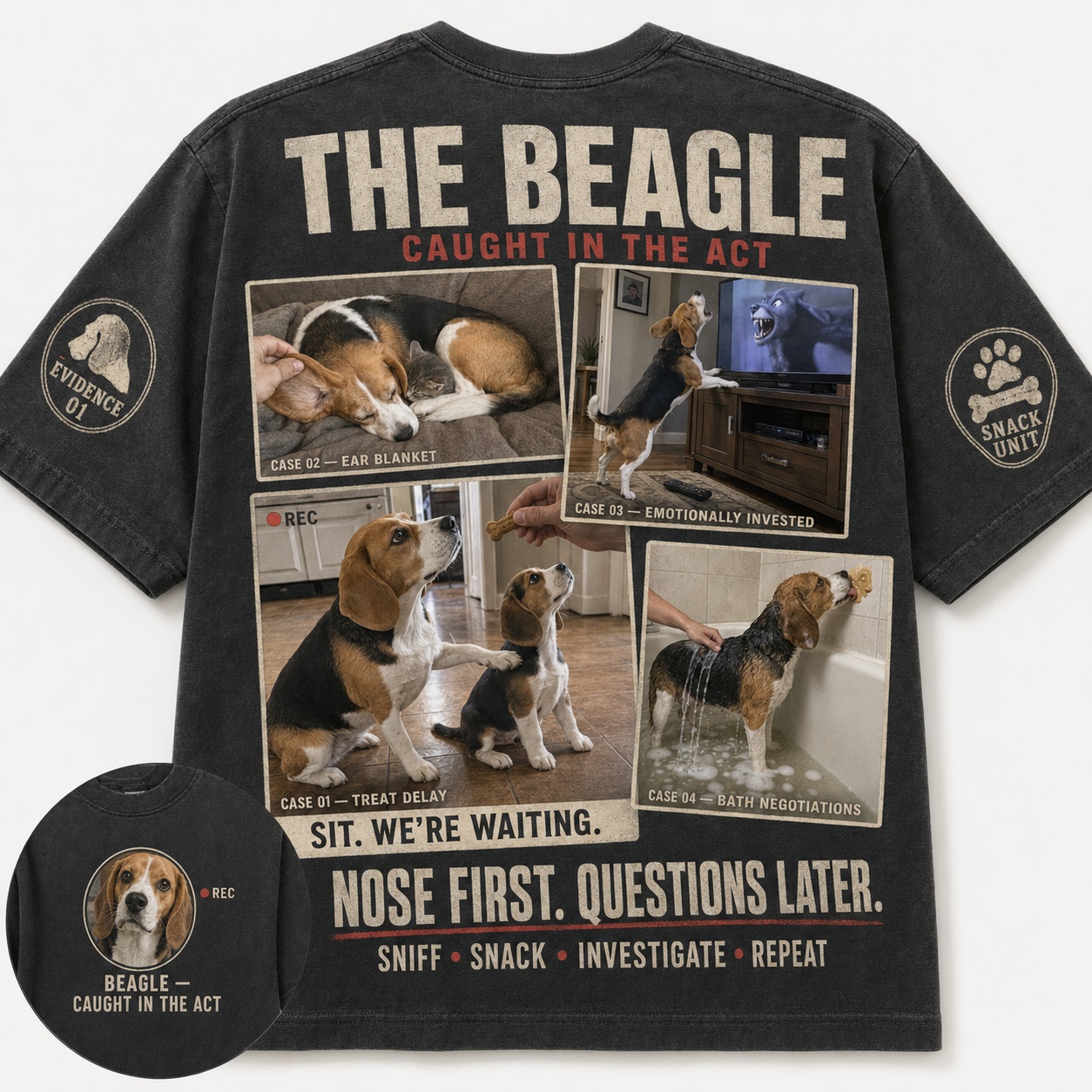 Life With a Beagle Graphic Tee🐾