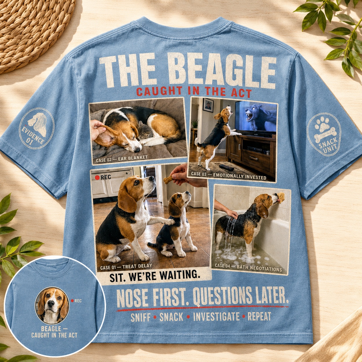 Life With a Beagle Graphic Tee🐾