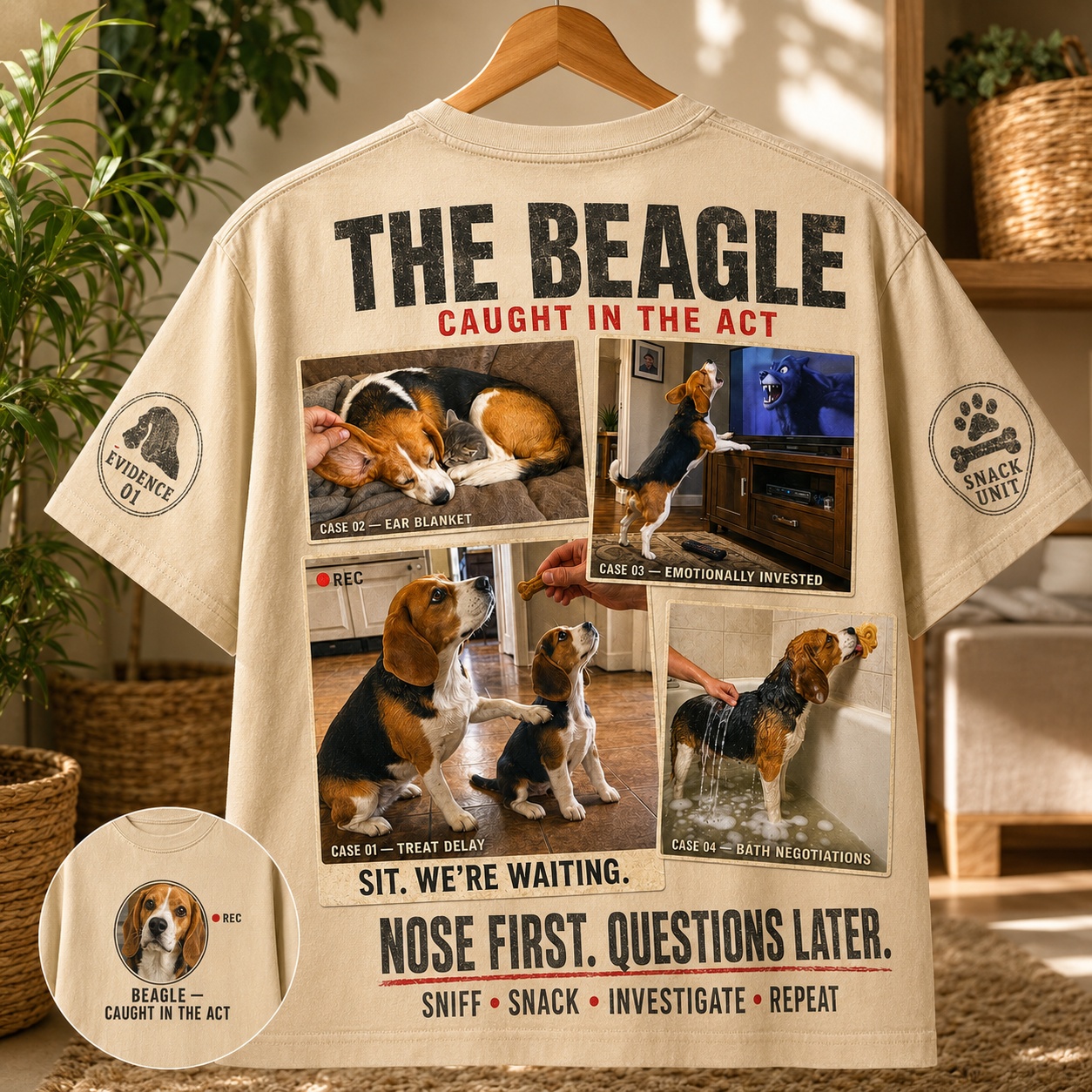 Life With a Beagle Graphic Tee🐾