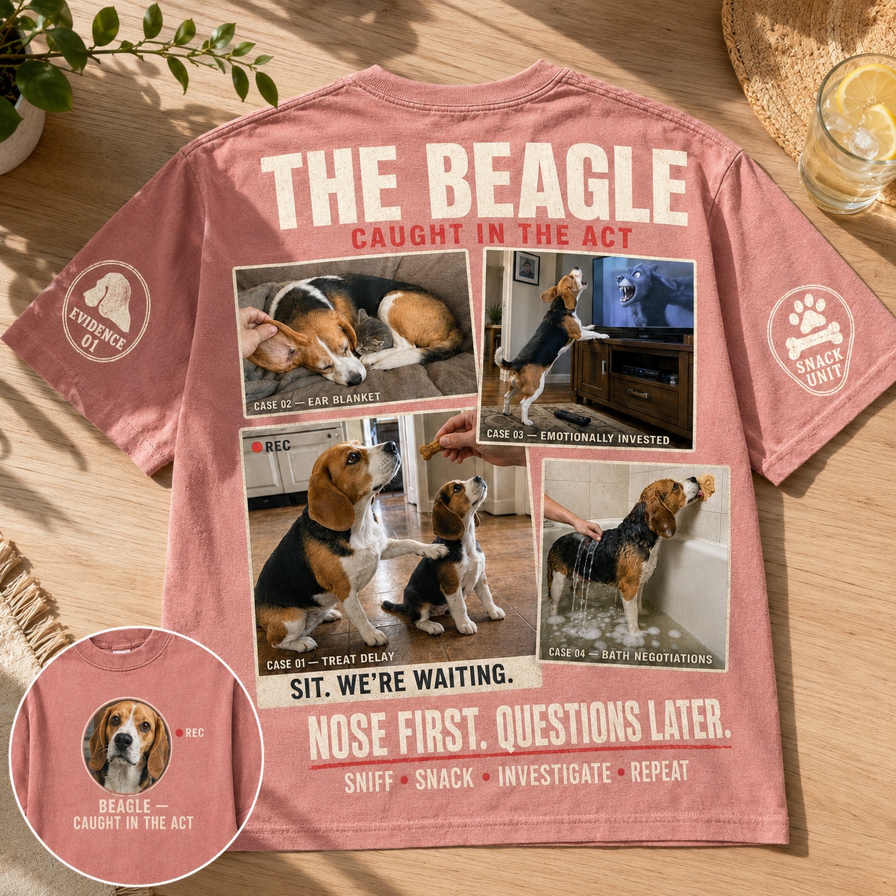Life With a Beagle Graphic Tee🐾