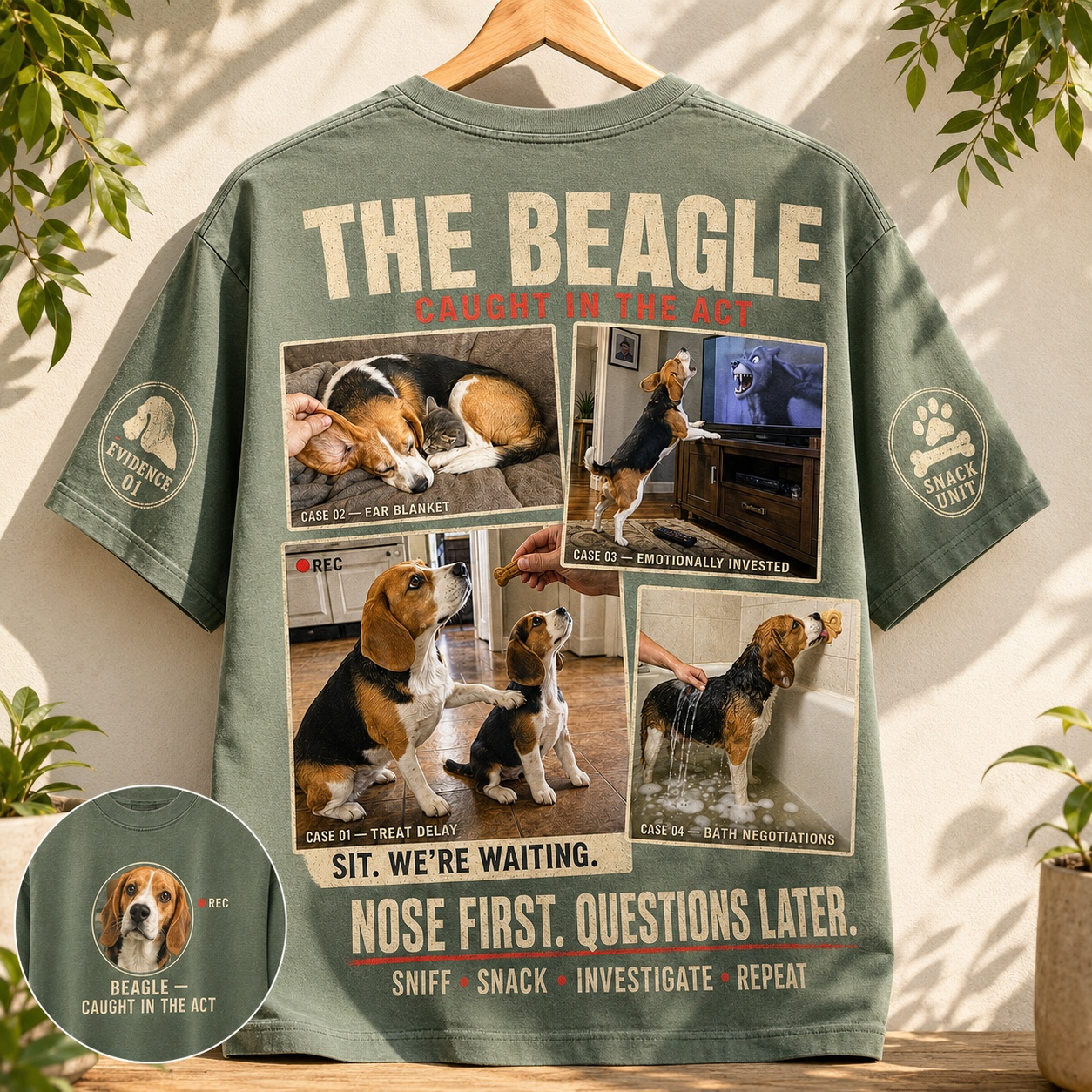 Life With a Beagle Graphic Tee🐾