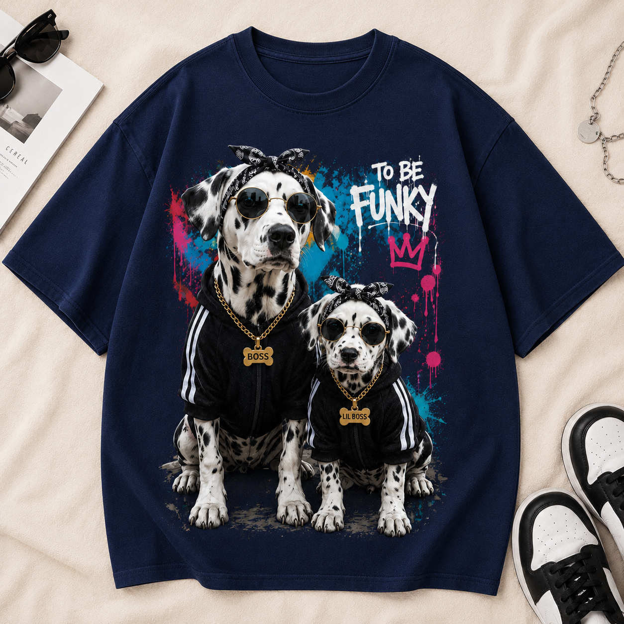 Boss & Lil Boss Dalmatian Tee