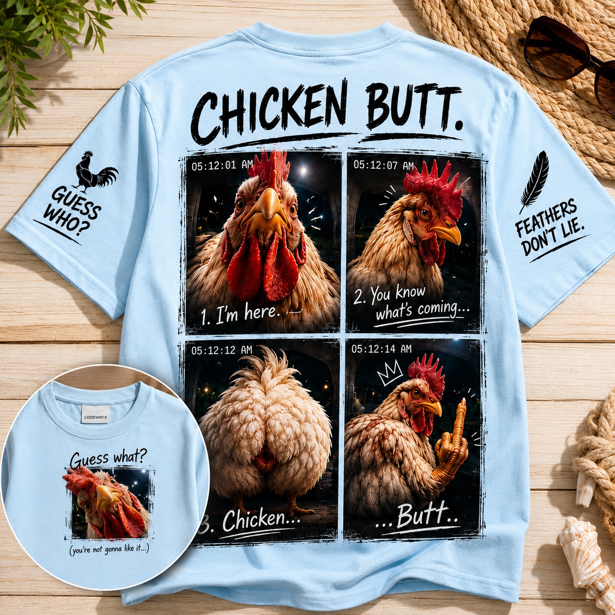 Guess What? Still Chicken Butt Tee 🐔🍑