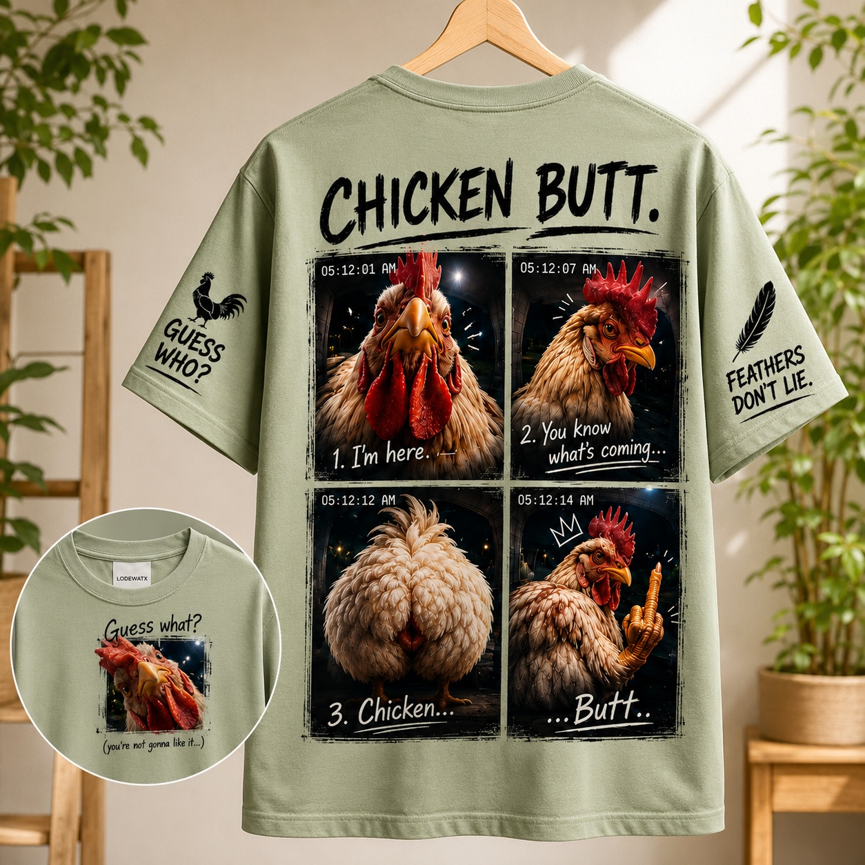 Guess What? Still Chicken Butt Tee 🐔🍑