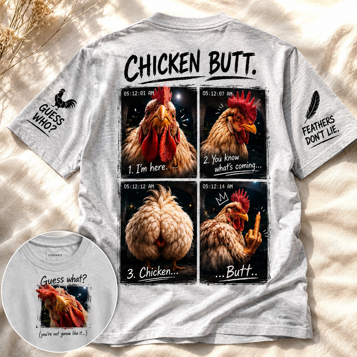 Guess What? Still Chicken Butt Tee 🐔🍑