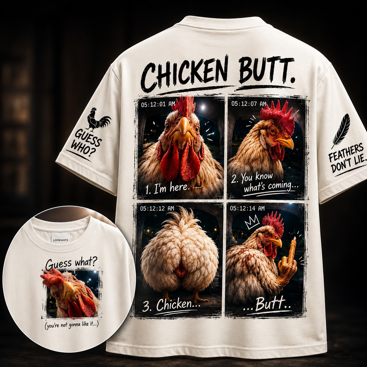 Guess What? Still Chicken Butt Tee 🐔🍑