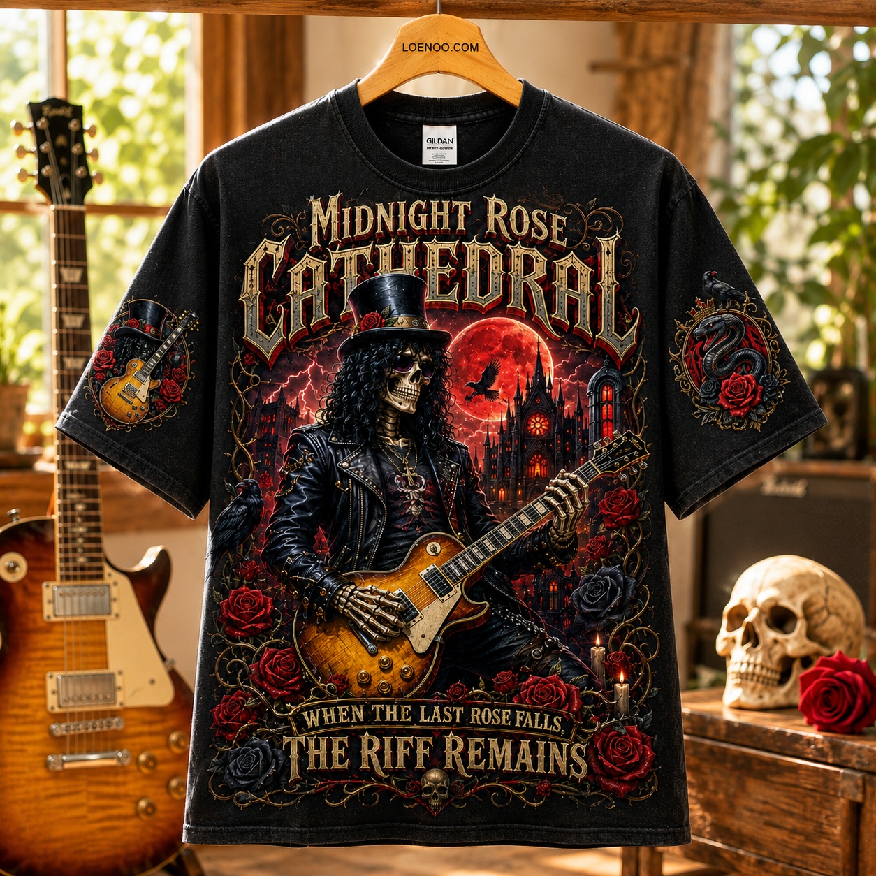 🎸 Vintage Gothic Rock Artwork