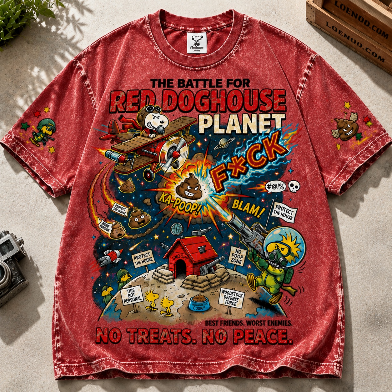 Battle For Red Doghouse Planet Tee