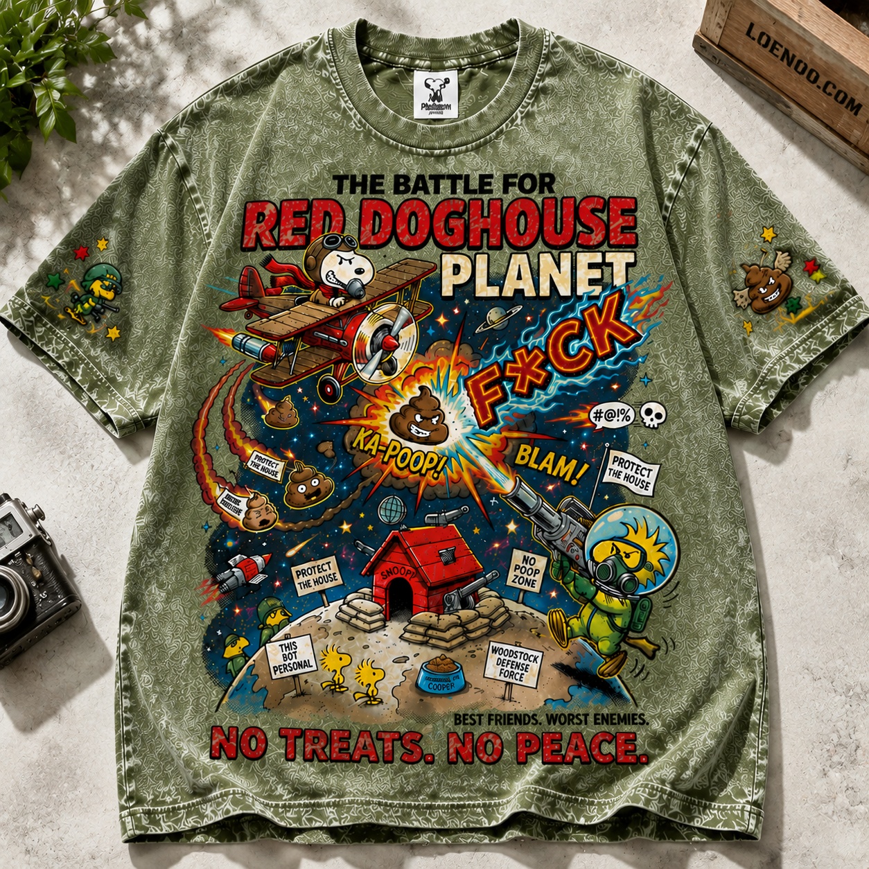 Battle For Red Doghouse Planet Tee