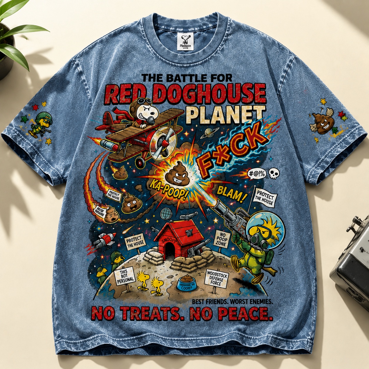 Battle For Red Doghouse Planet Tee