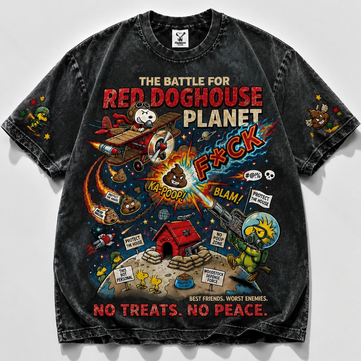 Battle For Red Doghouse Planet Tee