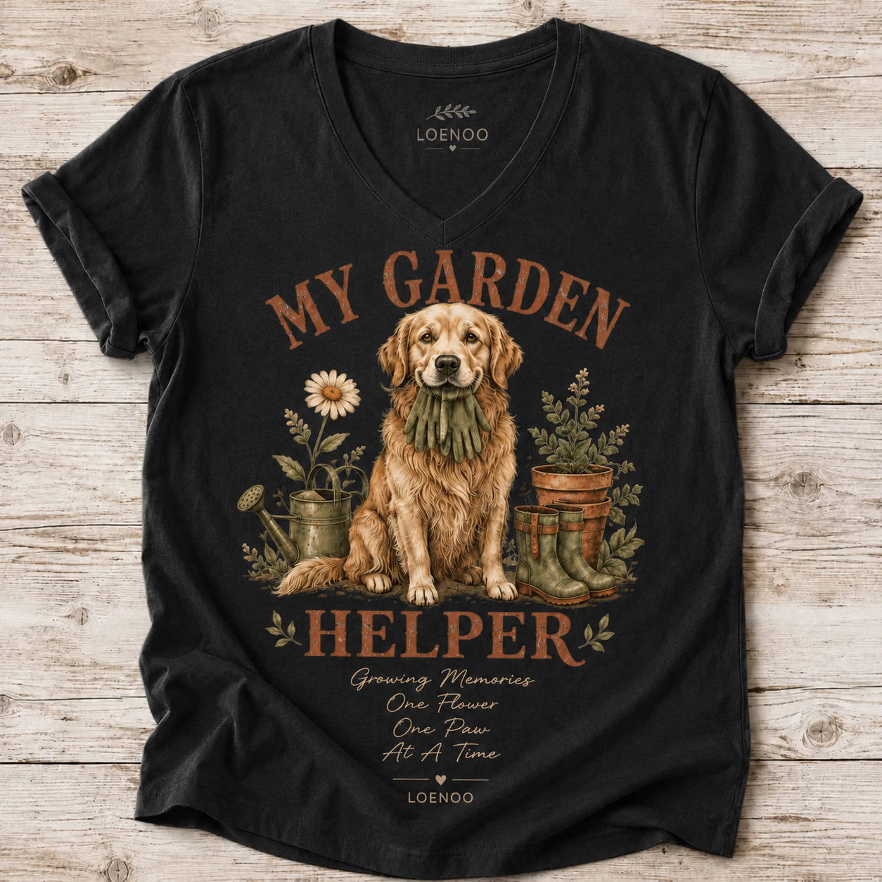 Growing Memories – Garden Helper Dog Tee 🌿🐾