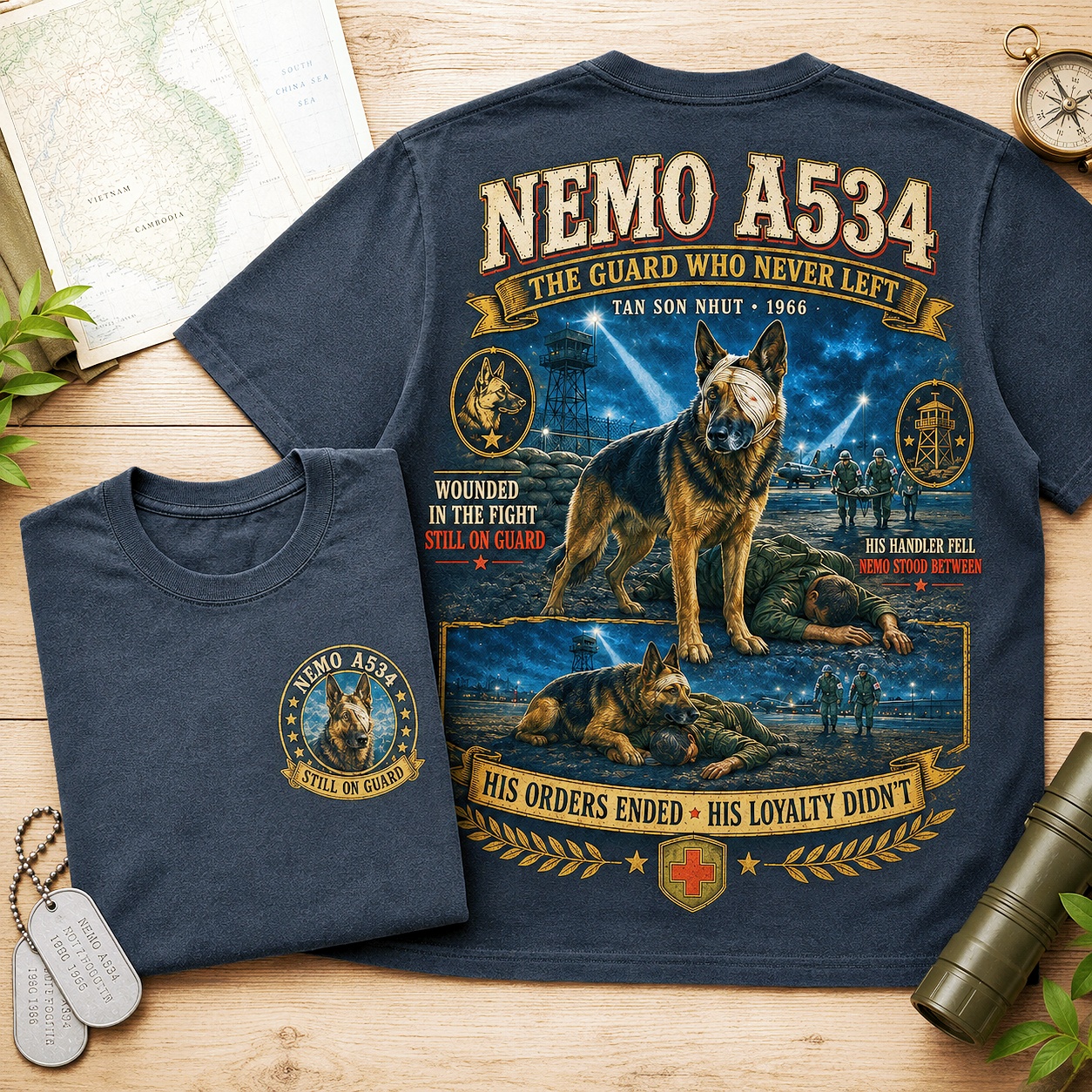 Nemo A534 Still on Guard Tribute Tee