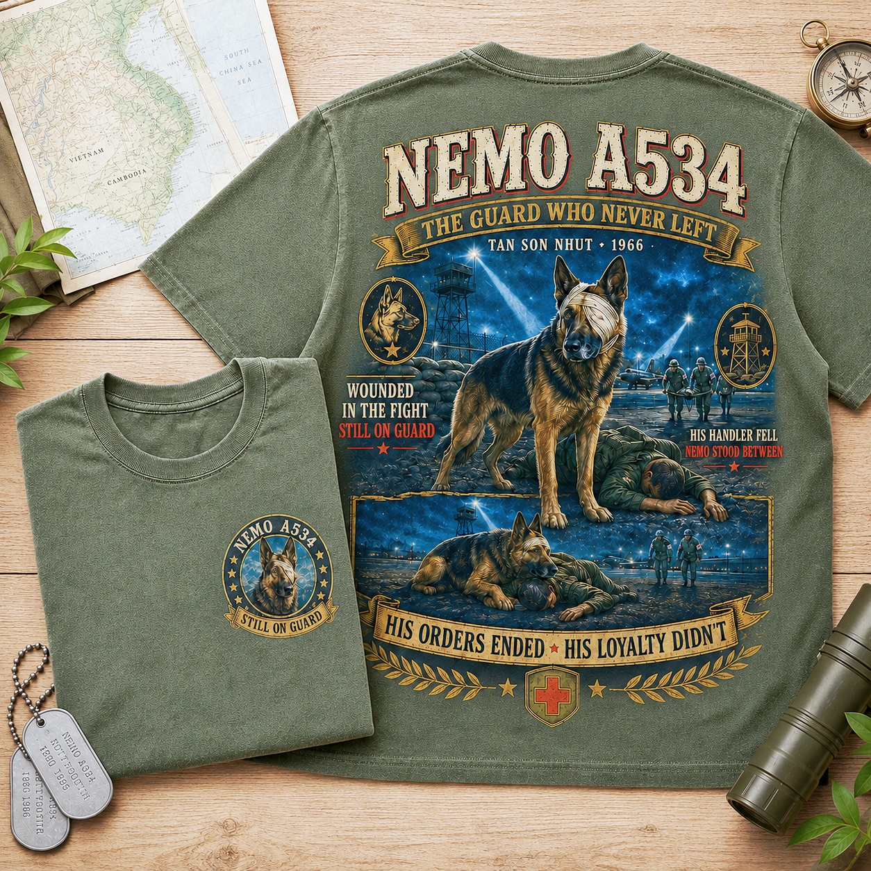 Nemo A534 Still on Guard Tribute Tee