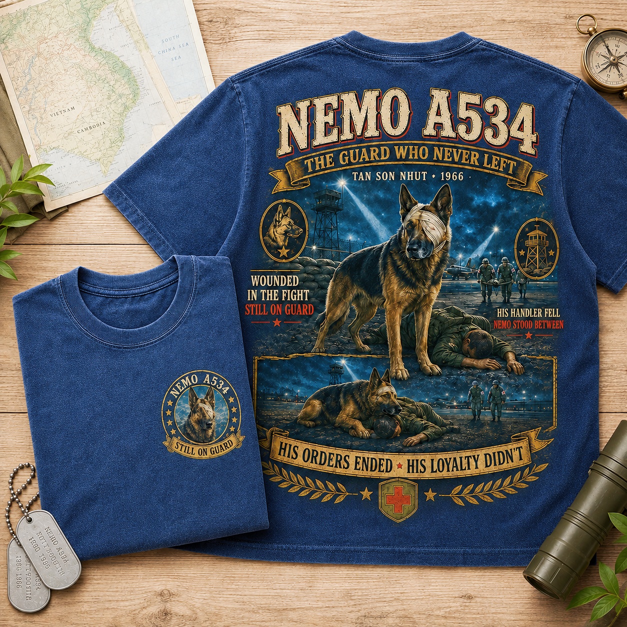 Nemo A534 Still on Guard Tribute Tee