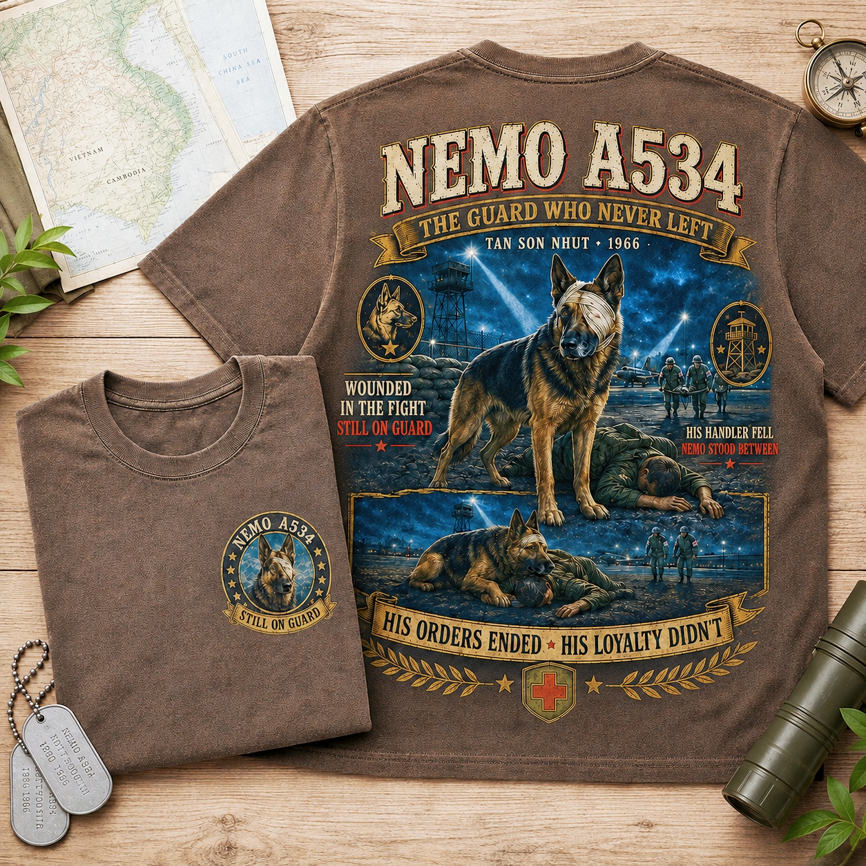 Nemo A534 Still on Guard Tribute Tee