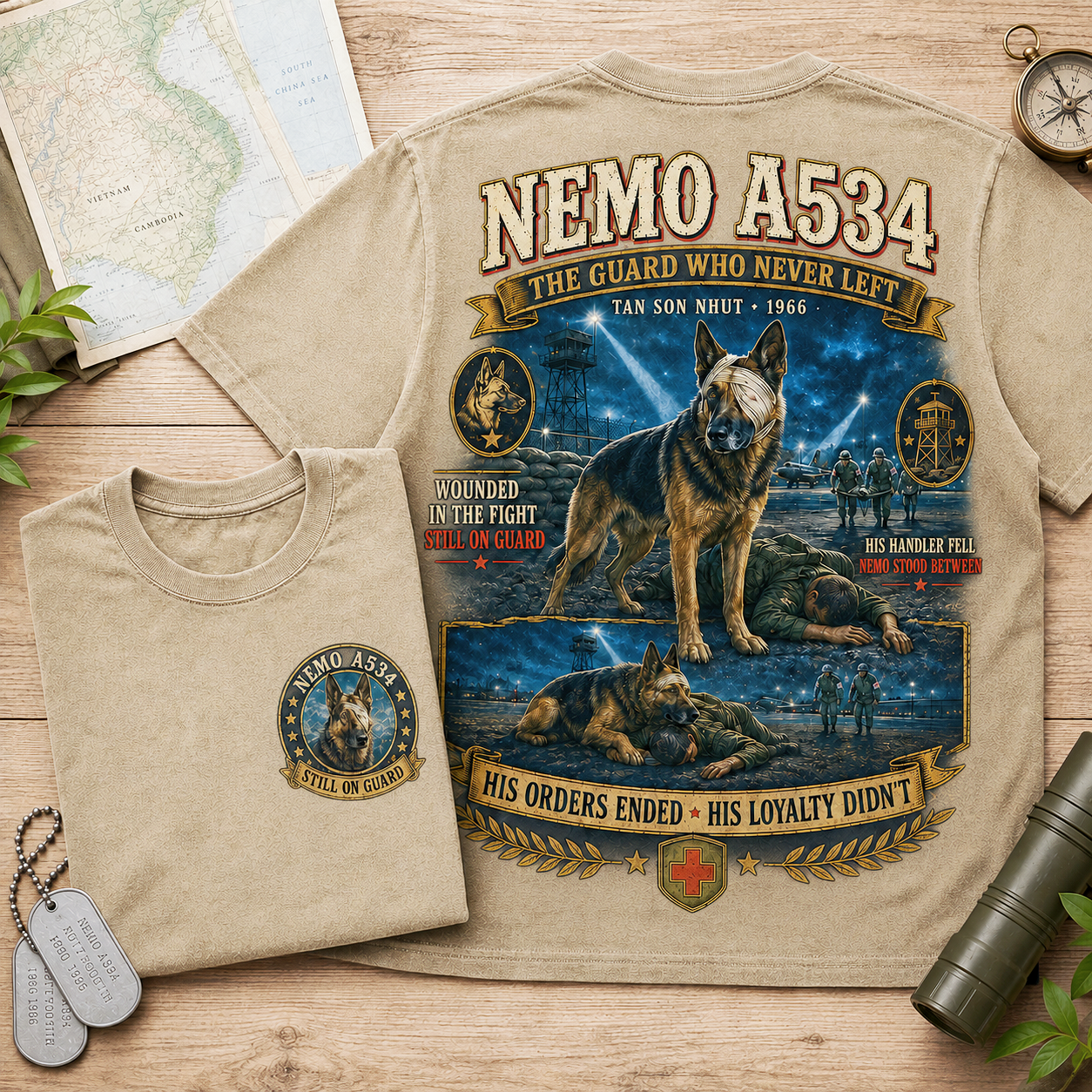 Nemo A534 Still on Guard Tribute Tee