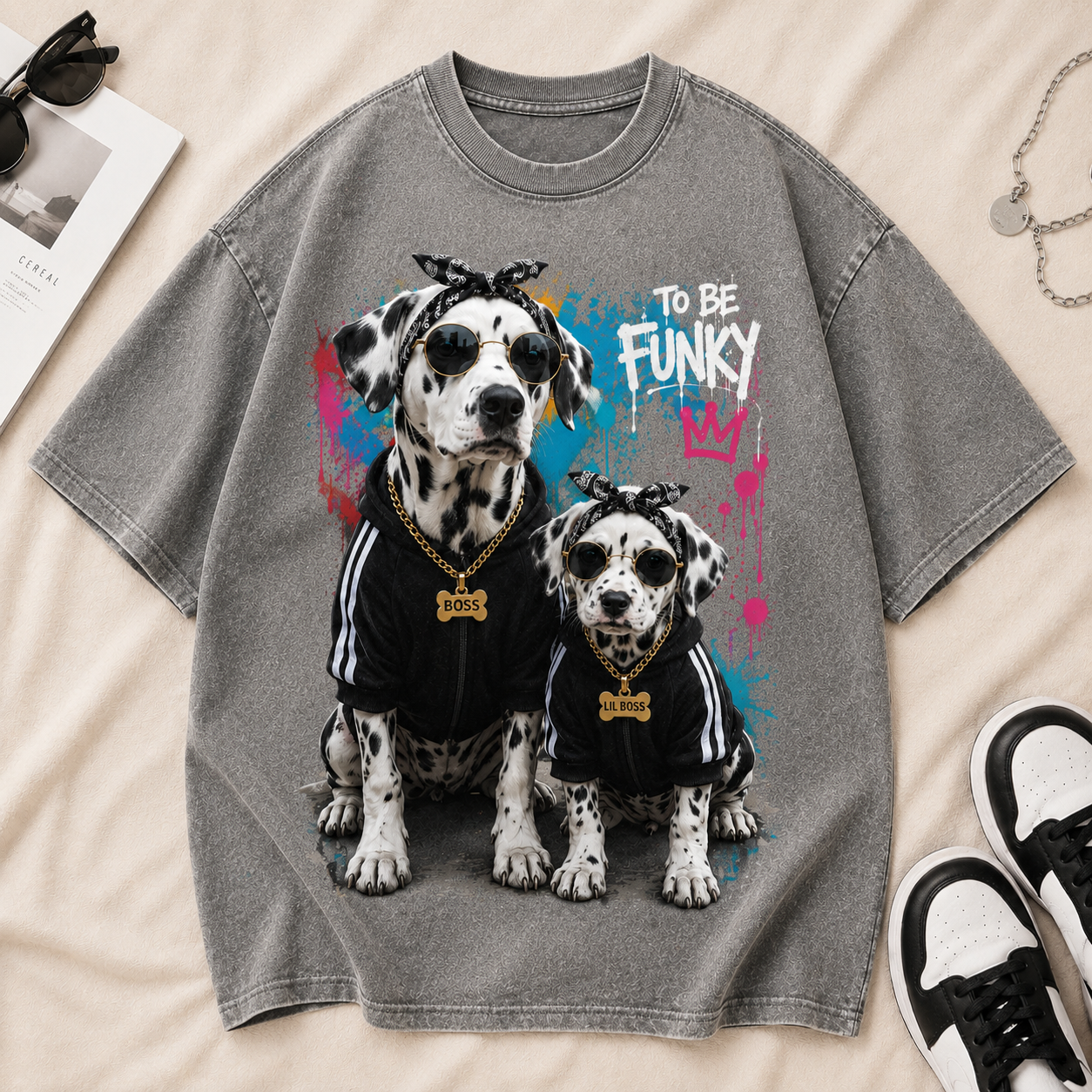 Boss & Lil Boss Dalmatian Tee
