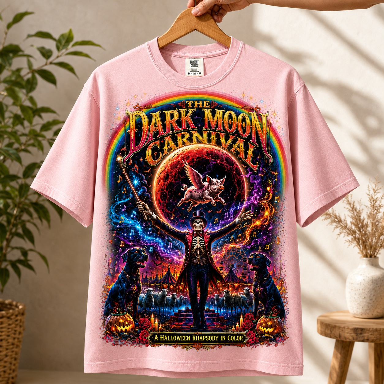 The Dark Moon Carnival: A Psychedelic Rhapsody Tee