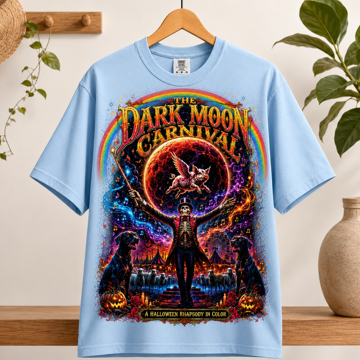 The Dark Moon Carnival: A Psychedelic Rhapsody Tee