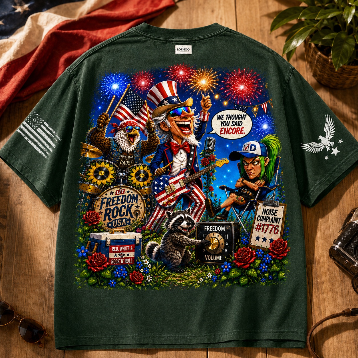 Freedom Rock USA Graphic Tee
