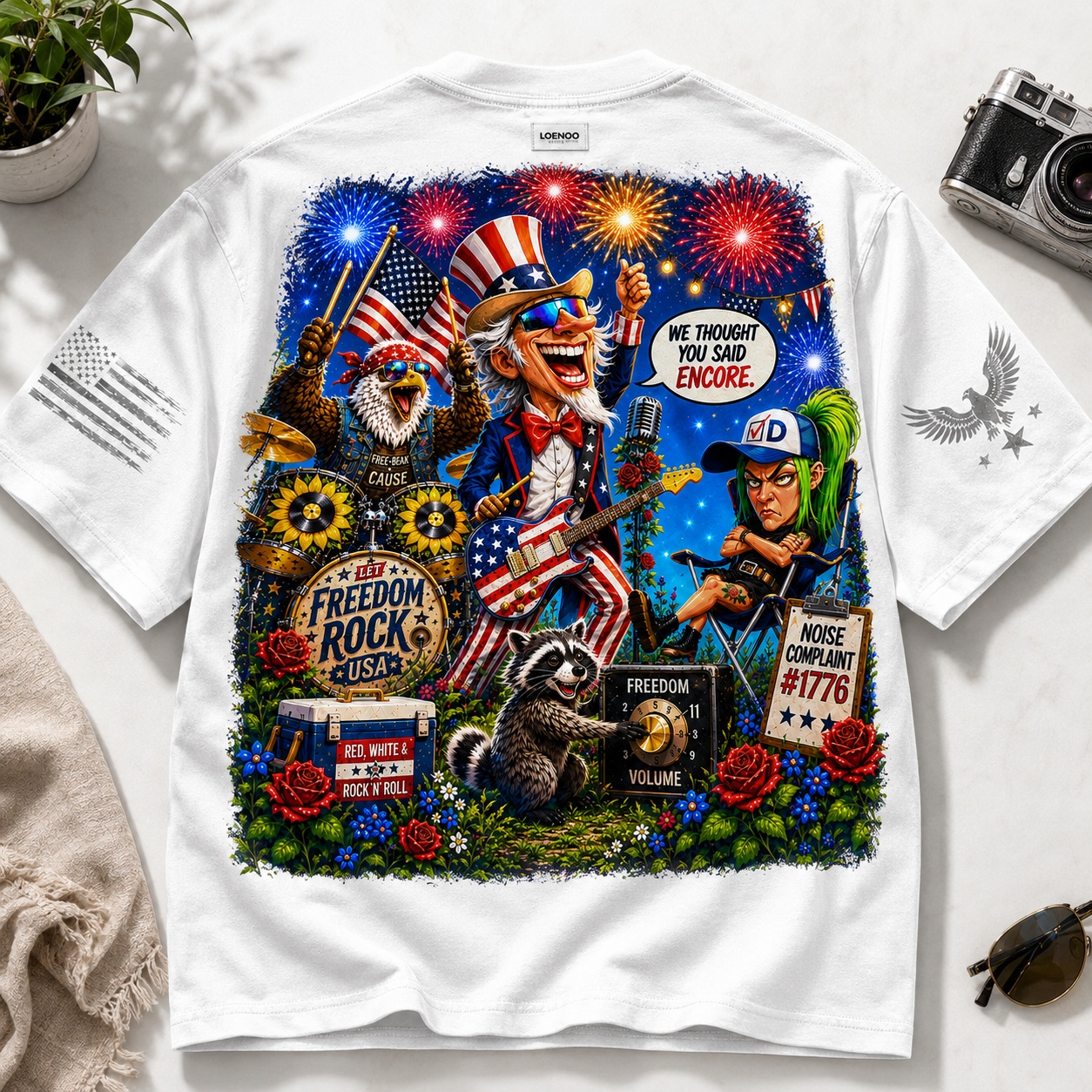 Freedom Rock USA Graphic Tee