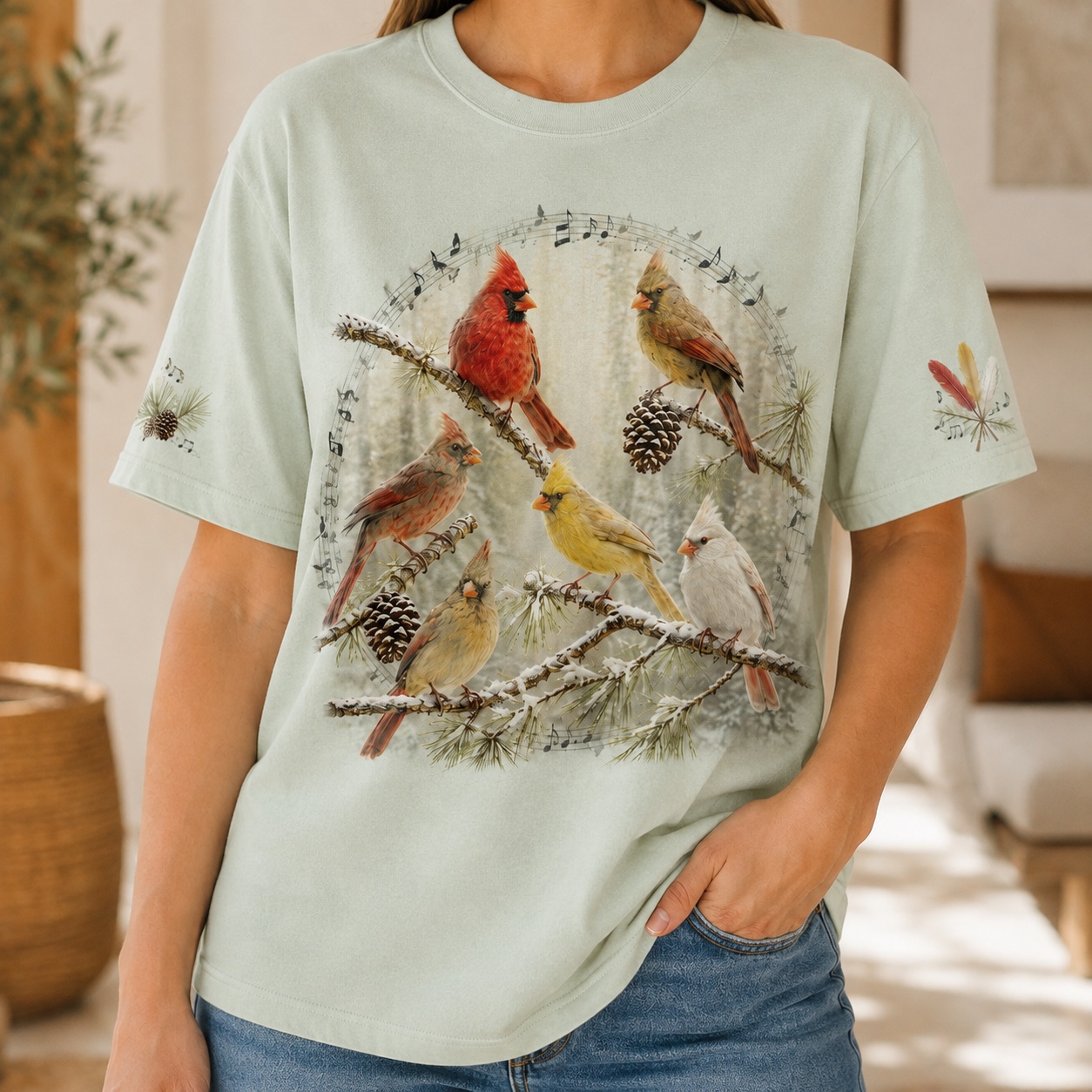 The Great Cardinal Family Tee