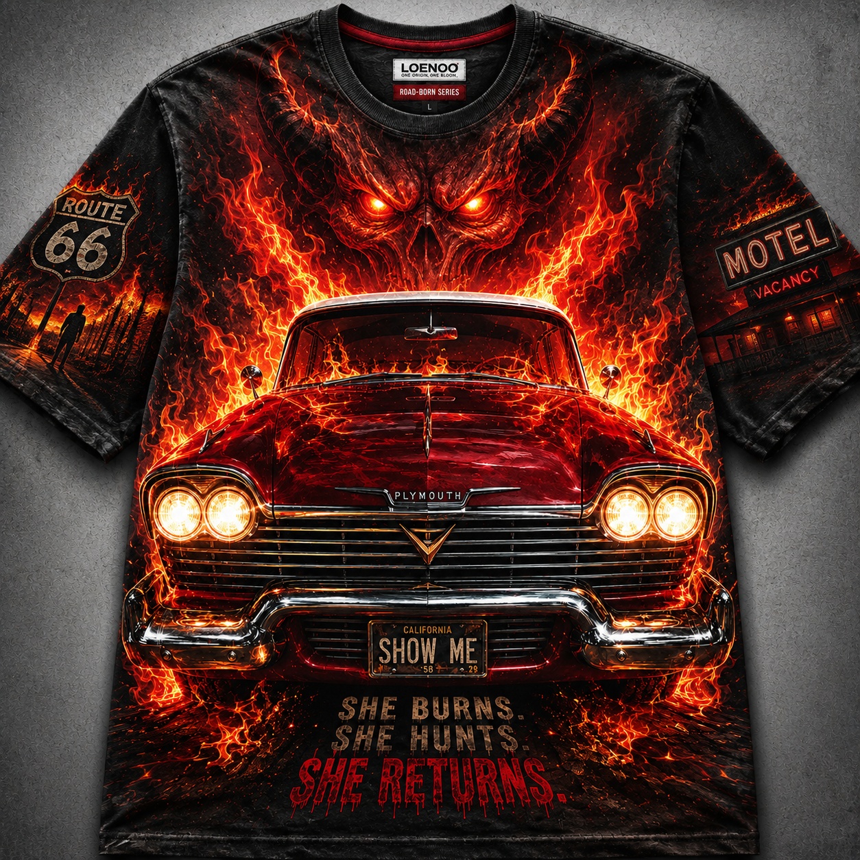 The Demon Car Vintage Tee 🔥🚗