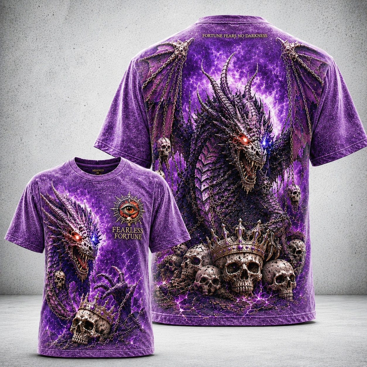 Fearless Fortune Dark Dragon Tee