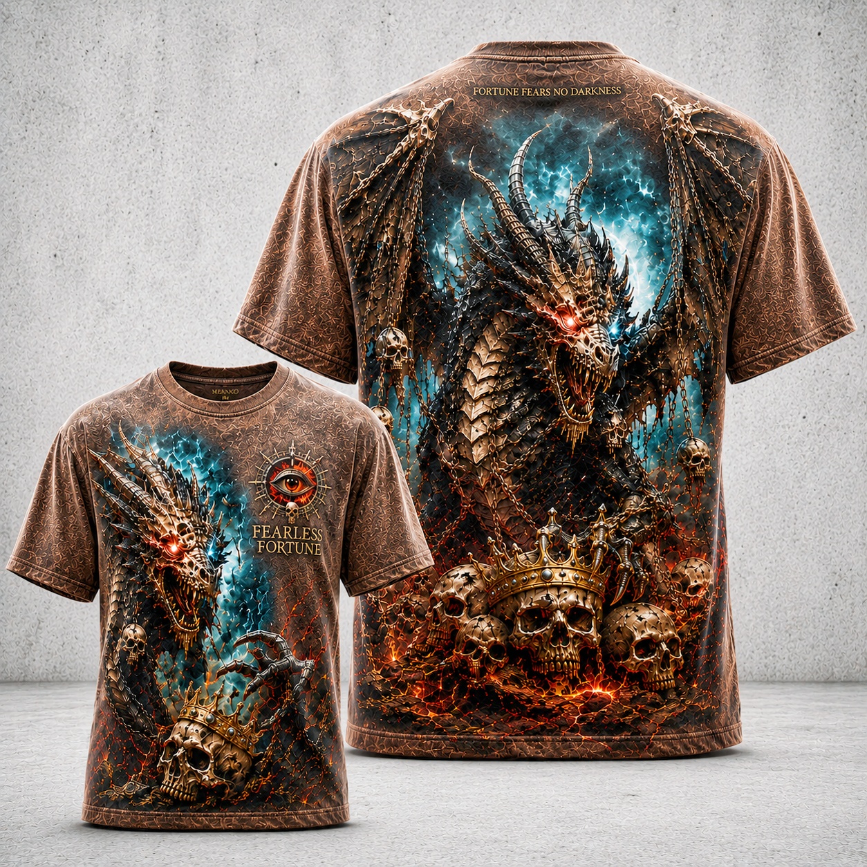Fearless Fortune Dark Dragon Tee