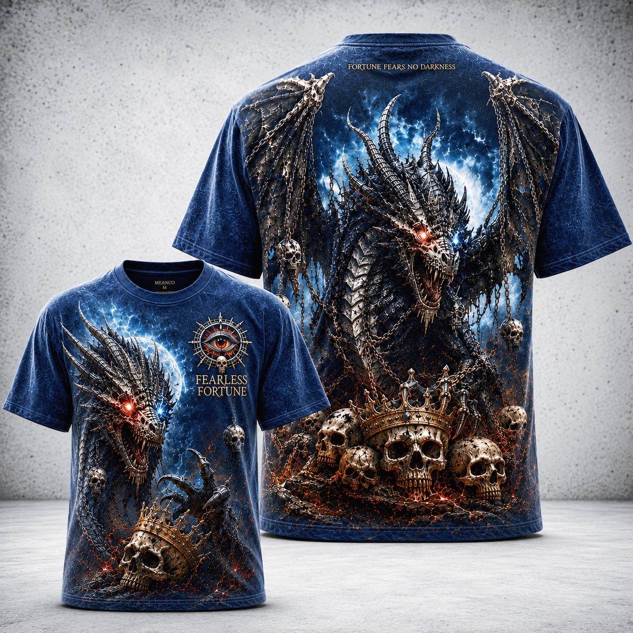 Fearless Fortune Dark Dragon Tee